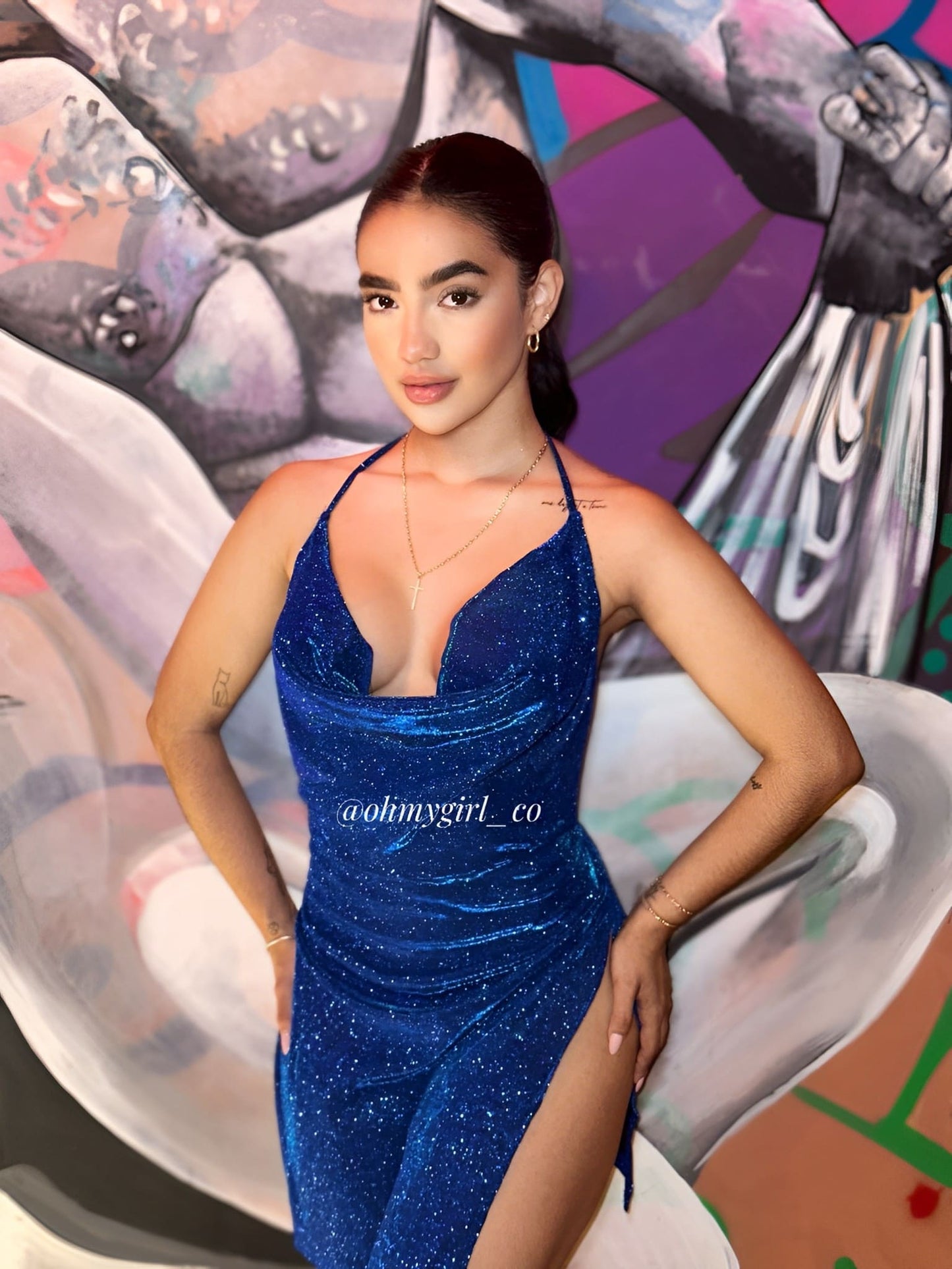 Vestido Kristy Azul