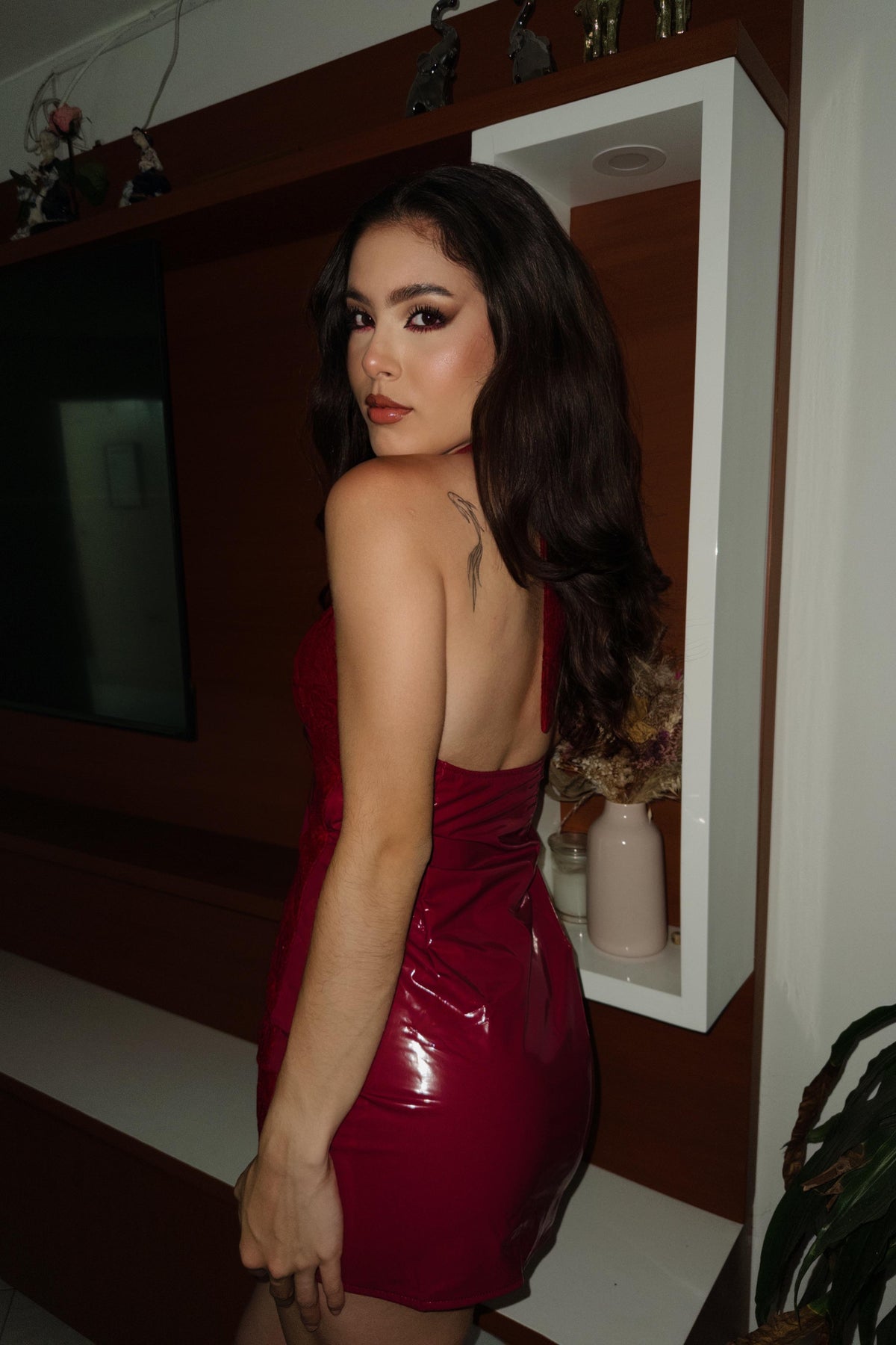 Vestido Carmesí